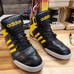 Adidas High Top Black/Yellow Size 13